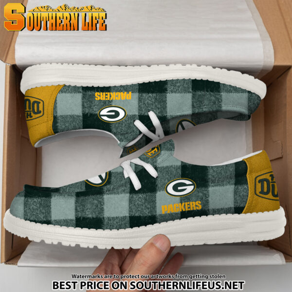 Tubopro Green Bay Packers Personalized Hey Dude Shoes For Men And Women - Image 4