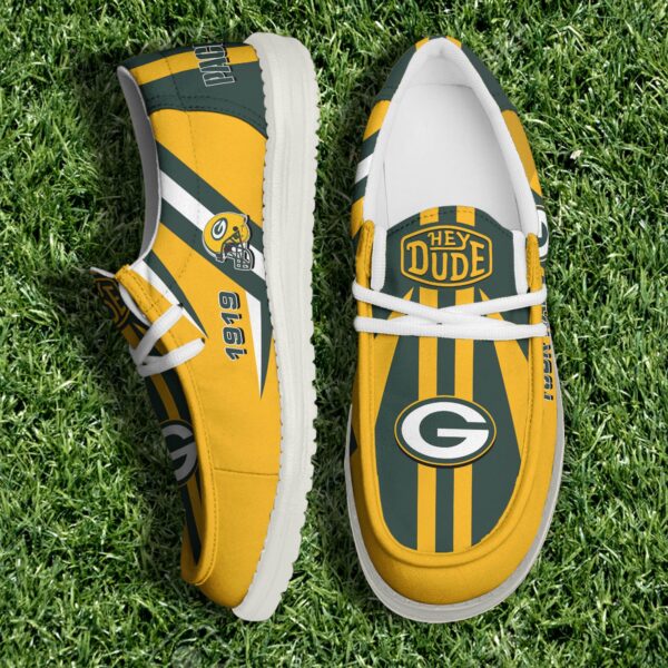 Tubopro Green Bay Packers Personalized Hey Dude Shoes For Men And Women