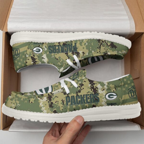 Tubopro Green Bay Packers Personalized Hey Dude Shoes For Men And Women - Image 2