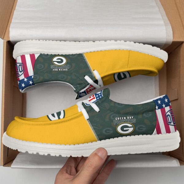 Tubopro Green Bay Packers Personalized Hey Dude Shoes For Men And Women - Image 2