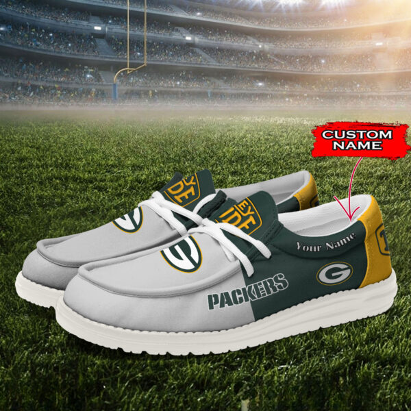 Tubopro Green Bay Packers Personalized Hey Dude Shoes For Men And Women - Image 2