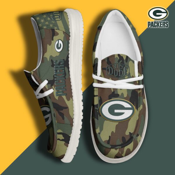 Tubopro Green Bay Packers Personalized Hey Dude Shoes For Men And Women