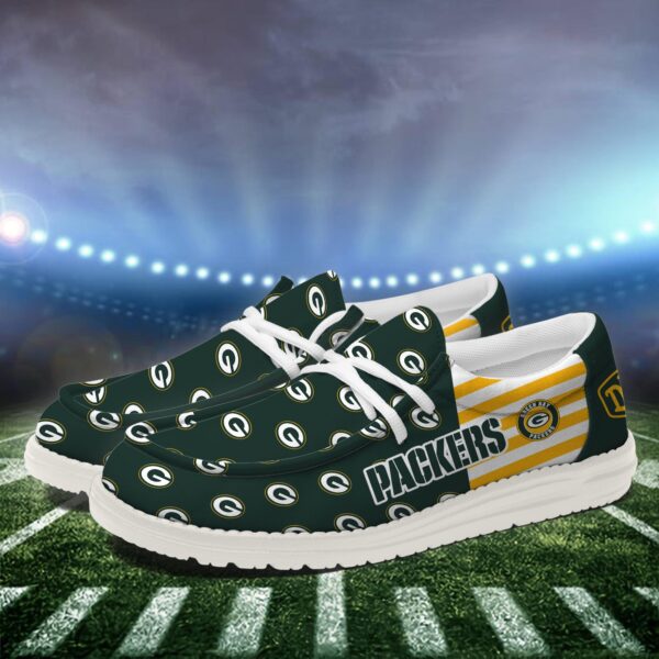 Tubopro Green Bay Packers Personalized Hey Dude Shoes For Men And Women - Image 3