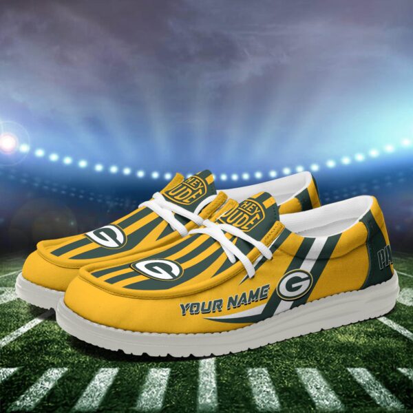 Tubopro Green Bay Packers Personalized Hey Dude Shoes For Men And Women - Image 3