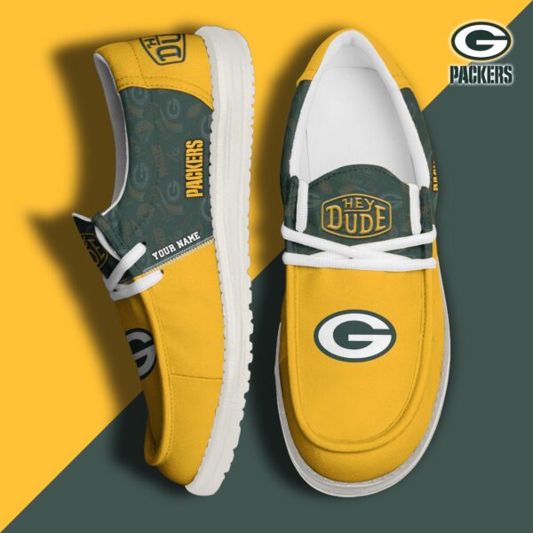 Tubopro Green Bay Packers Personalized Hey Dude Shoes For Men And Women
