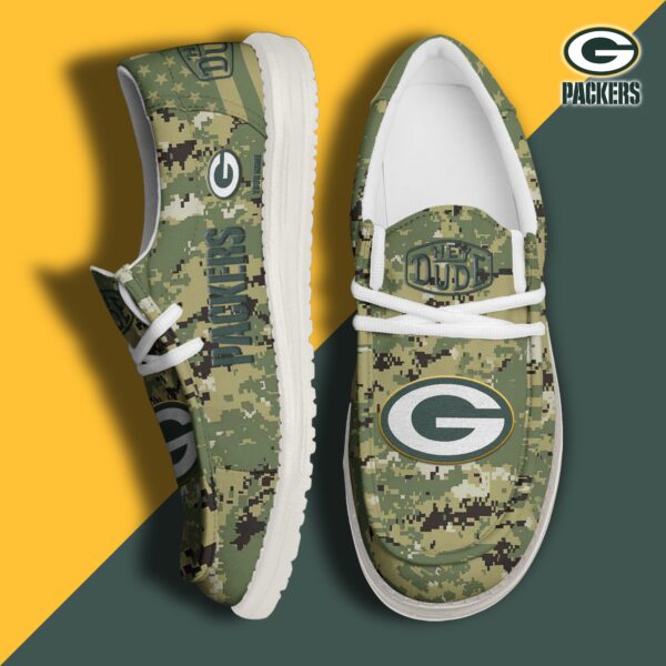 Tubopro Green Bay Packers Personalized Hey Dude Shoes For Men And Women