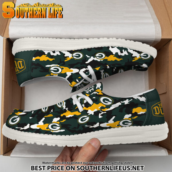 Tubopro Green Bay Packers Personalized Hey Dude Shoes For Men And Women - Image 4