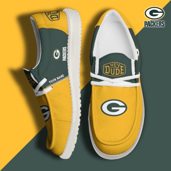 Tubopro Green Bay Packers Personalized Hey Dude Shoes For Men And Women - Image 2