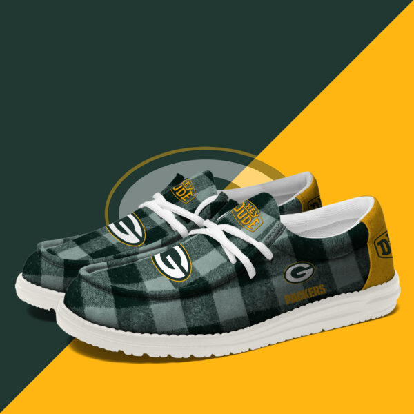 Tubopro Green Bay Packers Personalized Hey Dude Shoes For Men And Women - Image 2