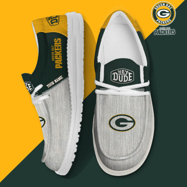 Tubopro Green Bay Packers Personalized Hey Dude Shoes For Men And Women