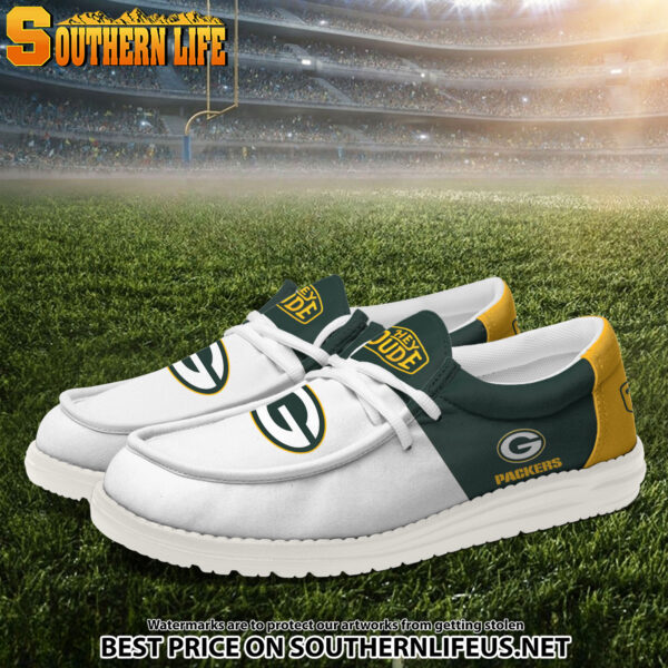 Tubopro Green Bay Packers Personalized Hey Dude Shoes For Men And Women - Image 2