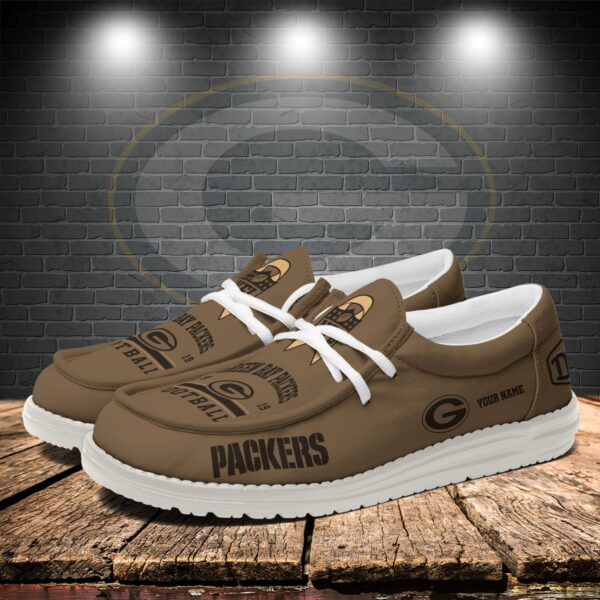 Tubopro Green Bay Packers Personalized Hey Dude Shoes For Men And Women - Image 3