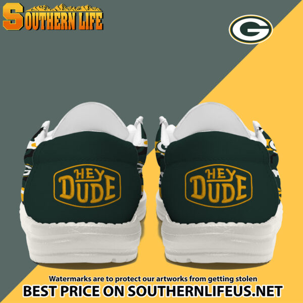 Tubopro Green Bay Packers Personalized Hey Dude Shoes For Men And Women - Image 3
