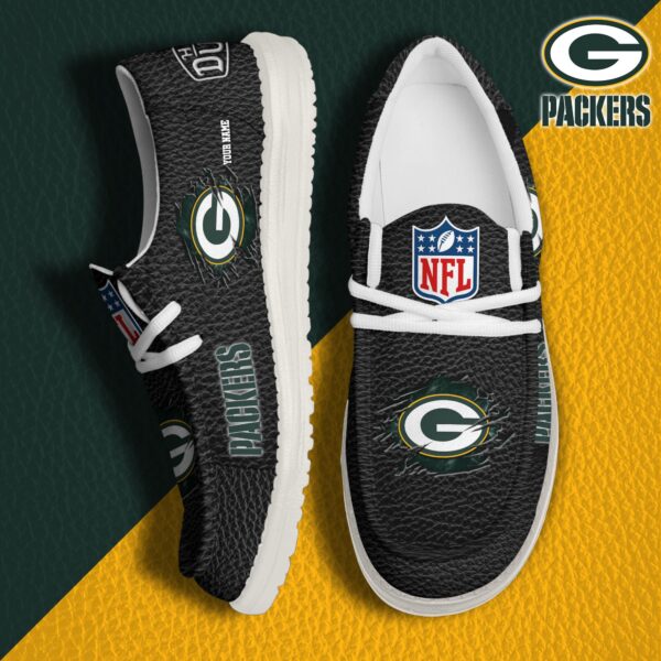Tubopro Green Bay Packers Personalized Hey Dude Shoes For Men And Women