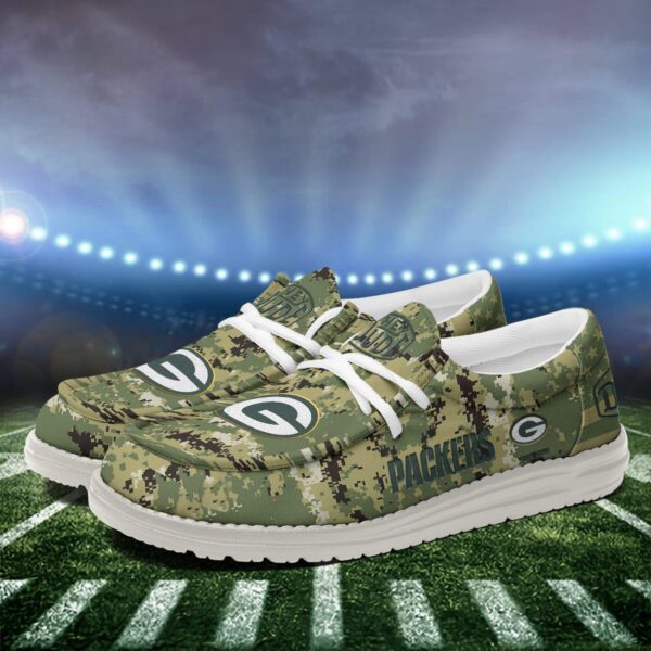 Tubopro Green Bay Packers Personalized Hey Dude Shoes For Men And Women - Image 3