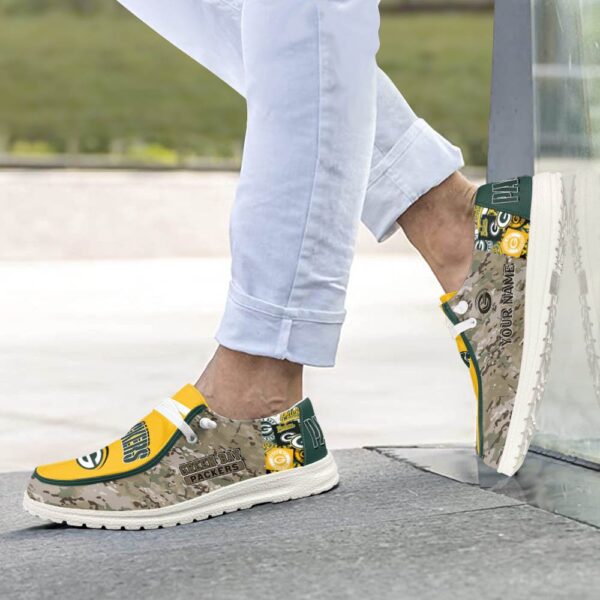 Tubopro Green Bay Packers Personalized Hey Dude Shoes For Men And Women - Image 4