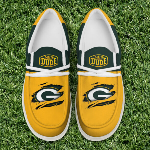 Tubopro Green Bay Packers Personalized Hey Dude Shoes For Men And Women - Image 5