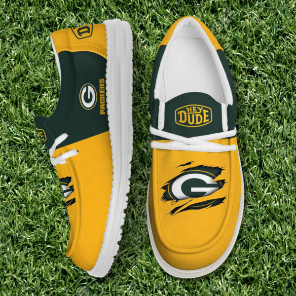 Tubopro Green Bay Packers Personalized Hey Dude Shoes For Men And Women