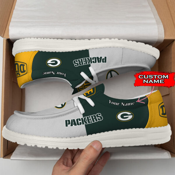 Tubopro Green Bay Packers Personalized Hey Dude Shoes For Men And Women - Image 3