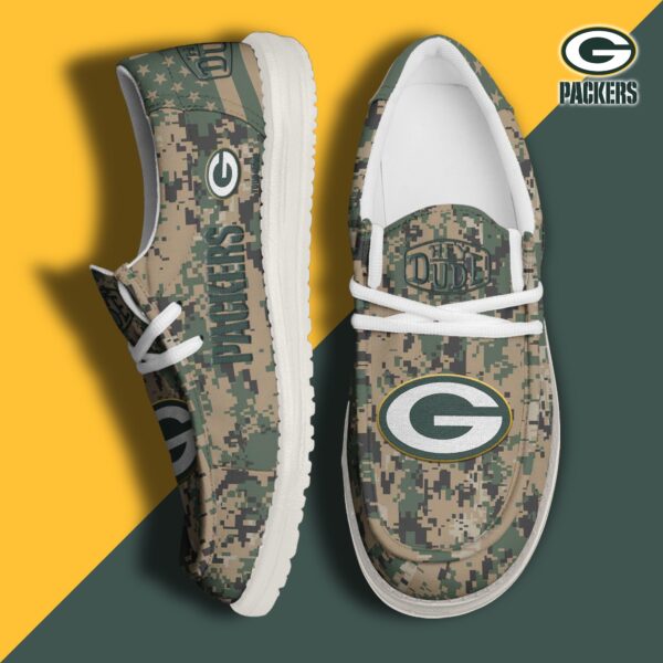 Tubopro Green Bay Packers Personalized Hey Dude Shoes For Men And Women
