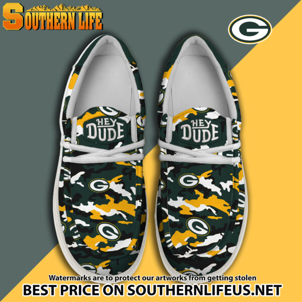 Tubopro Green Bay Packers Personalized Hey Dude Shoes For Men And Women