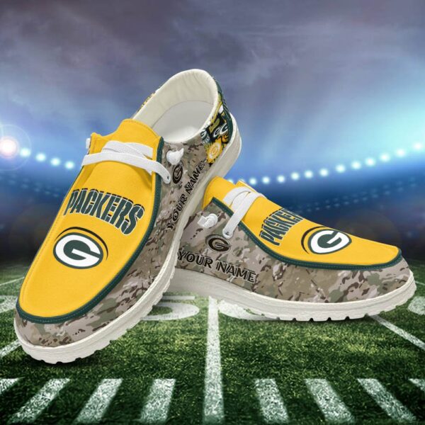 Tubopro Green Bay Packers Personalized Hey Dude Shoes For Men And Women