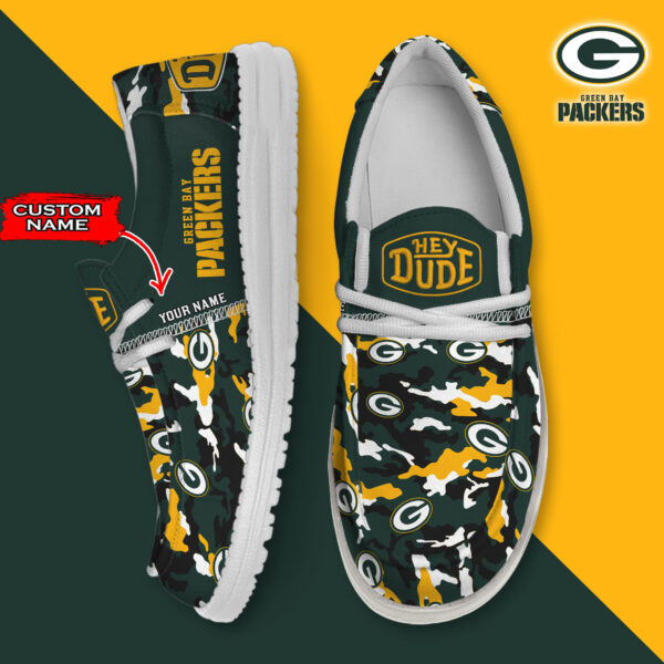 Tubopro Green Bay Packers Personalized Hey Dude Shoes For Men And Women