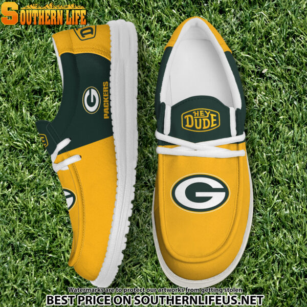 Tubopro Green Bay Packers Personalized Hey Dude Shoes For Men And Women