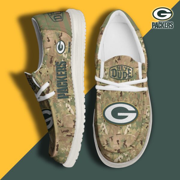 Tubopro Green Bay Packers Personalized Hey Dude Shoes For Men And Women
