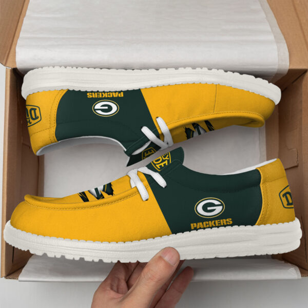 Tubopro Green Bay Packers Personalized Hey Dude Shoes For Men And Women - Image 4