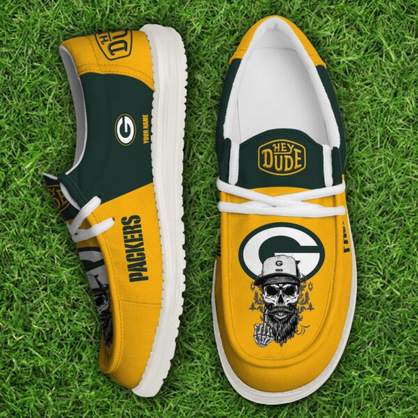 Tubopro Green Bay Packers Personalized Hey Dude Shoes For Men And Women