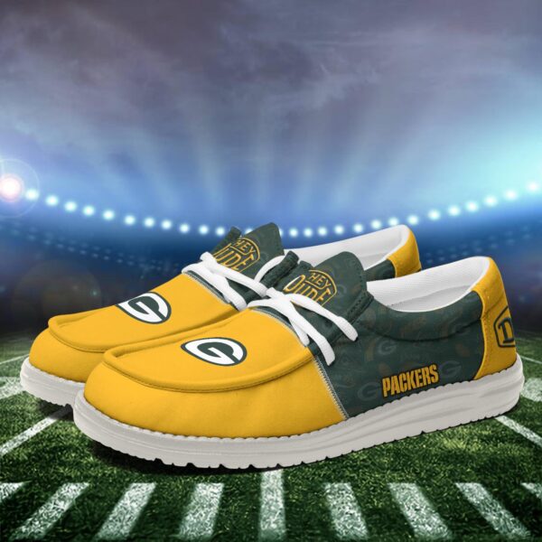 Tubopro Green Bay Packers Personalized Hey Dude Shoes For Men And Women - Image 3