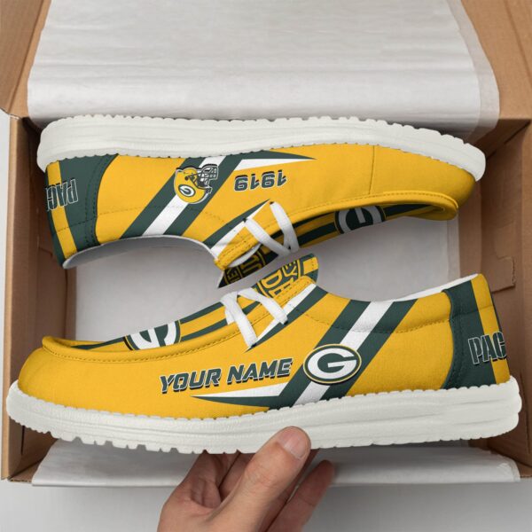 Tubopro Green Bay Packers Personalized Hey Dude Shoes For Men And Women - Image 2