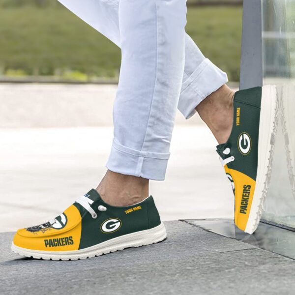 Tubopro Green Bay Packers Personalized Hey Dude Shoes For Men And Women - Image 7