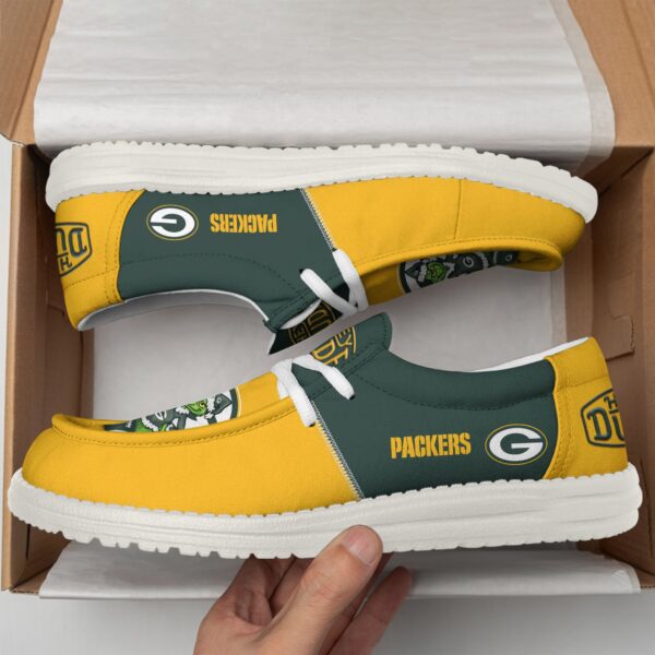 Tubopro Green Bay Packers Personalized Hey Dude Shoes For Men And Women - Image 3