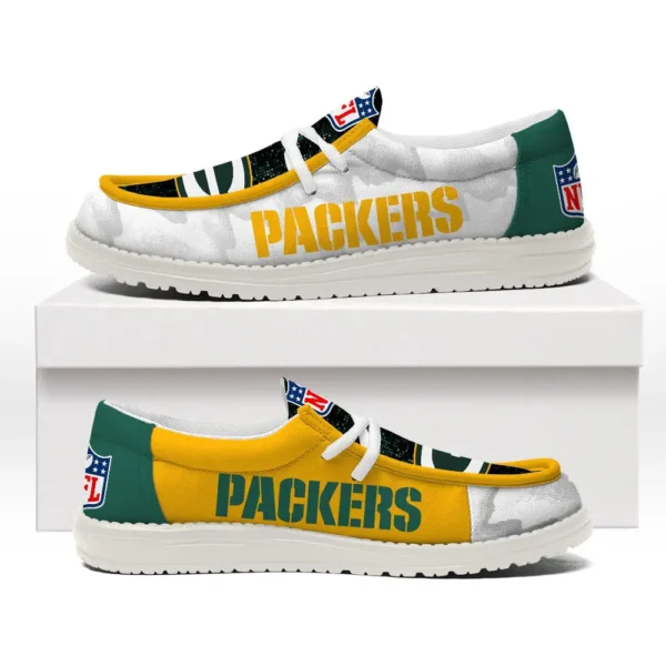 Tubopro Green Bay Packers Personalized Hey Dude Shoes For Men And Women - Image 2