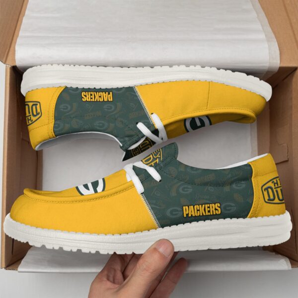 Tubopro Green Bay Packers Personalized Hey Dude Shoes For Men And Women - Image 2