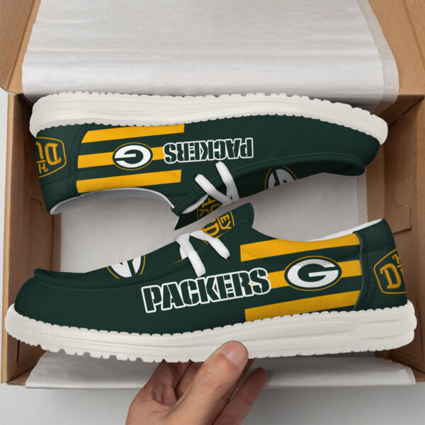 Tubopro Green Bay Packers Personalized Hey Dude Shoes For Men And Women - Image 3