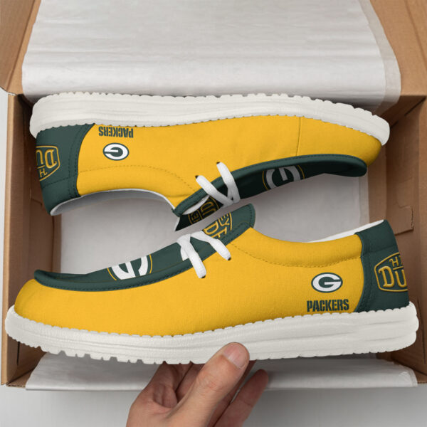 Tubopro Green Bay Packers Personalized Hey Dude Shoes For Men And Women - Image 2