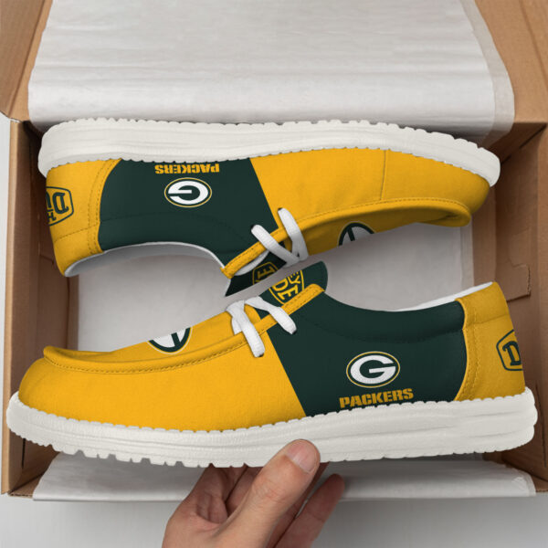 Tubopro Green Bay Packers Personalized Hey Dude Shoes For Men And Women - Image 2