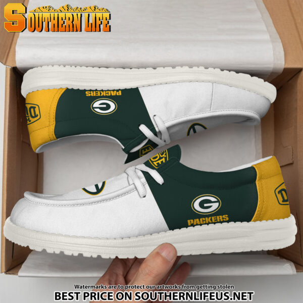 Tubopro Green Bay Packers Personalized Hey Dude Shoes For Men And Women - Image 4