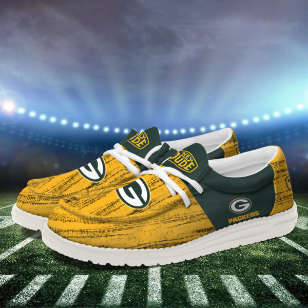 Tubopro Green Bay Packers Personalized Hey Dude Shoes For Men And Women - Image 3