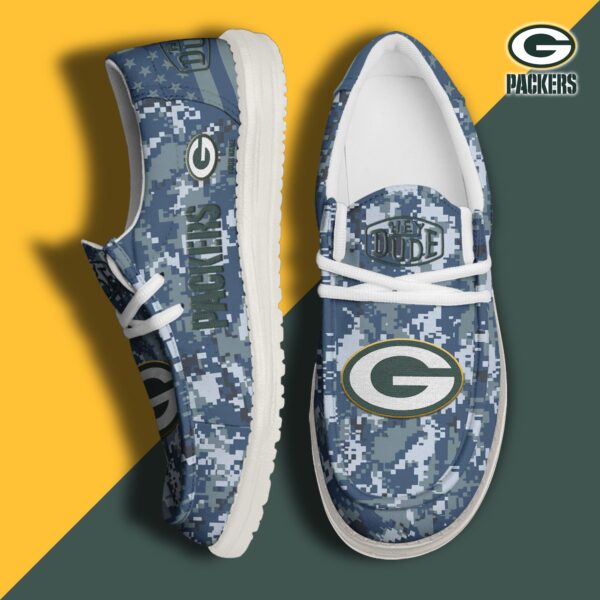 Tubopro Green Bay Packers Personalized Hey Dude Shoes For Men And Women