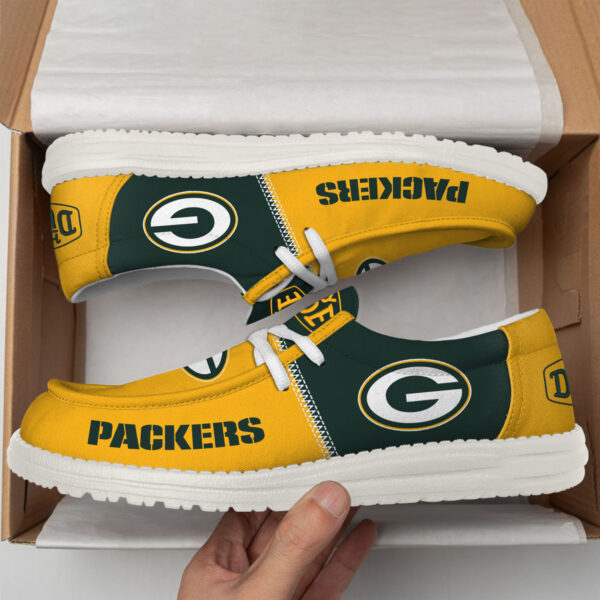 Tubopro Green Bay Packers Personalized Hey Dude Shoes For Men And Women - Image 2