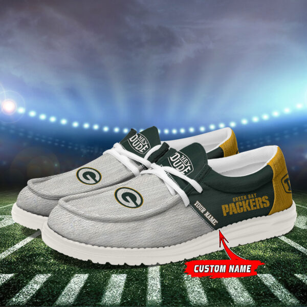 Tubopro Green Bay Packers Personalized Hey Dude Shoes For Men And Women - Image 3
