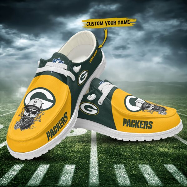 Tubopro Green Bay Packers Personalized Hey Dude Shoes For Men And Women - Image 3