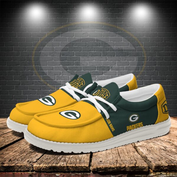 Tubopro Green Bay Packers Personalized Hey Dude Shoes For Men And Women - Image 3