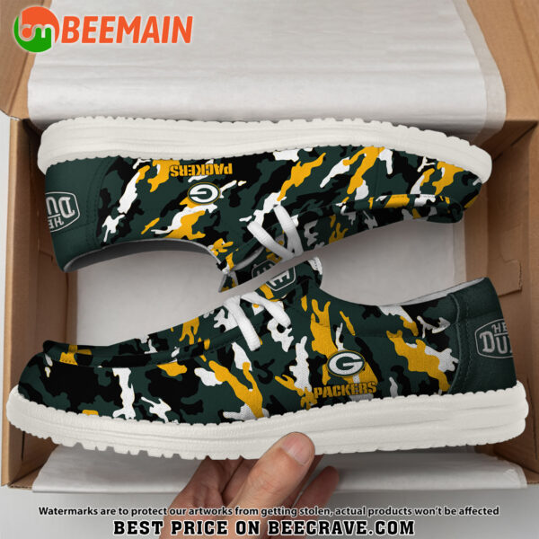 Tubopro Green Bay Packers Personalized Hey Dude Shoes For Men And Women - Image 4