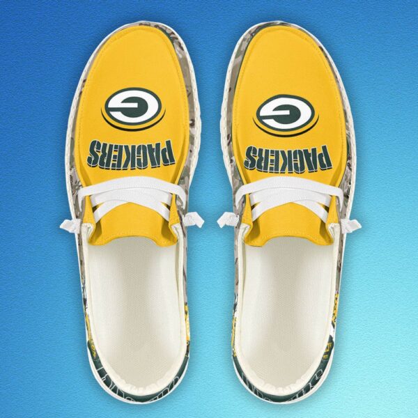 Tubopro Green Bay Packers Personalized Hey Dude Shoes For Men And Women - Image 3