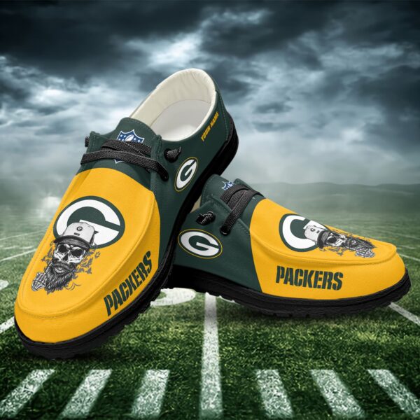 Tubopro Green Bay Packers Personalized Hey Dude Shoes For Men And Women - Image 2